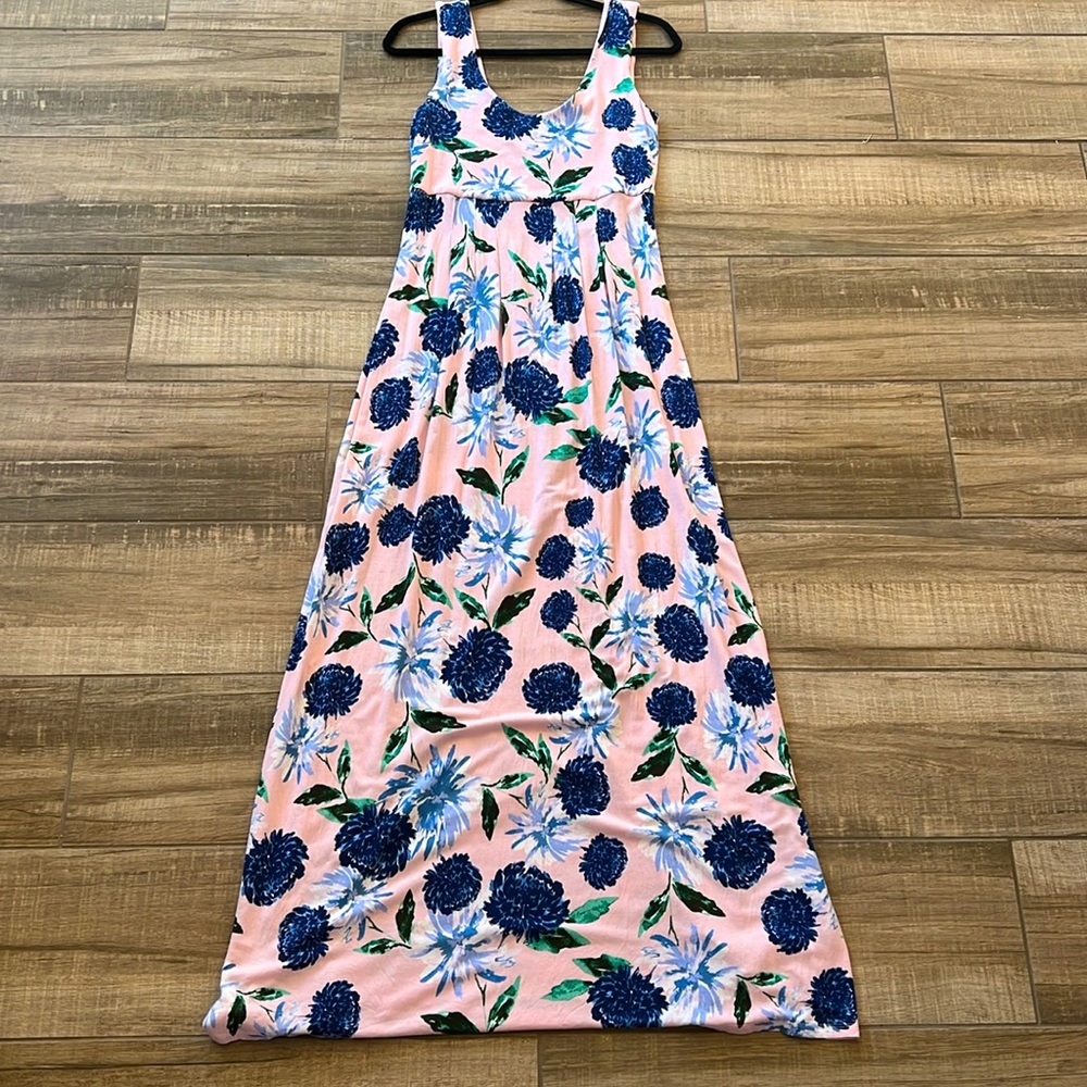 A Pea in the Pod floral dress (maternity or could pass as not) 60” (5ft) long